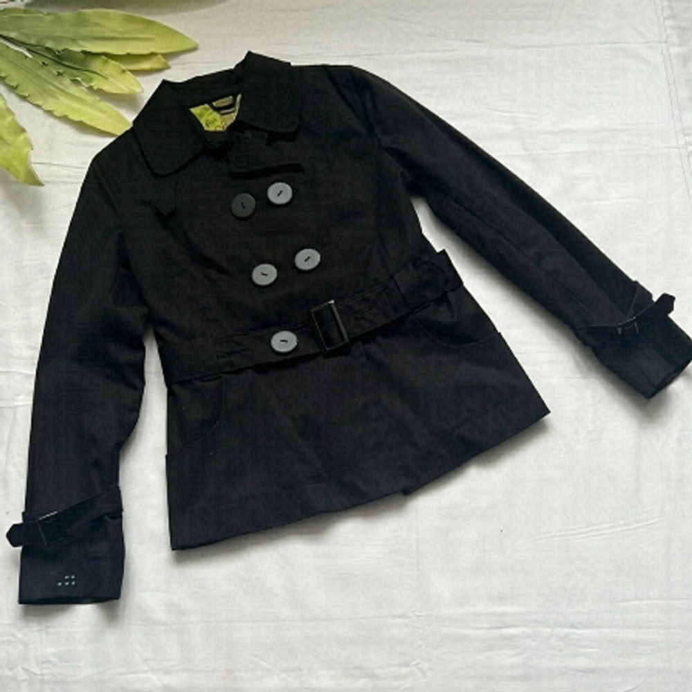SOIA & Kyo Double Breasted Cotton Coat